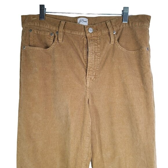 J CREW HIGH RISE VINTAGE SLIM STRAIGHT CORDUROY PANTS Size 31 - Picture 5 of 10